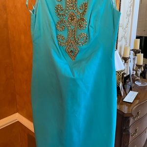 Ellen Tracy  Turquoise dress  . Size 10